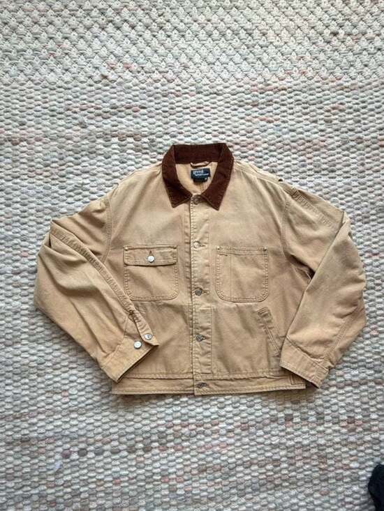 Polo by Ralph Lauren Other - Vintage Polo by Ralph Lauren Canvas Barn Jacket with Corduroy Collar
MADE IN USA